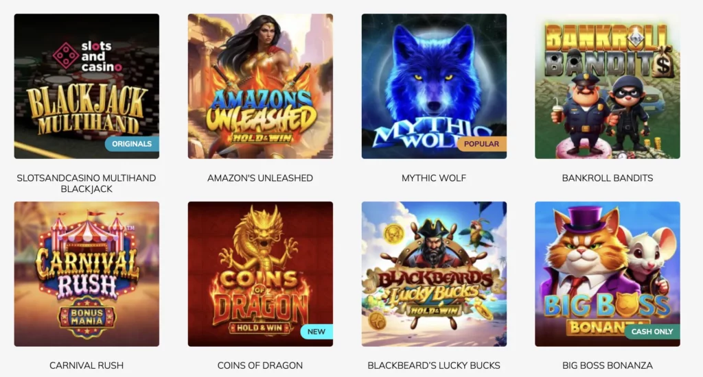 Play Online Slots and Casino Games