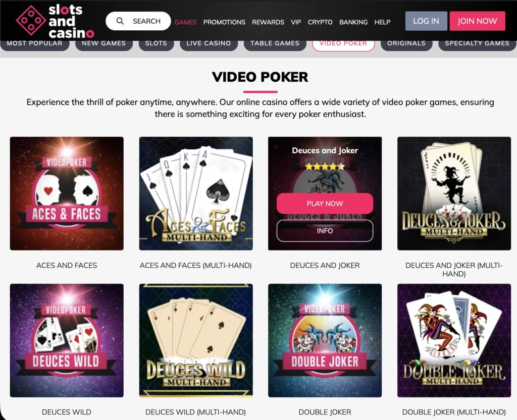 Video Poker