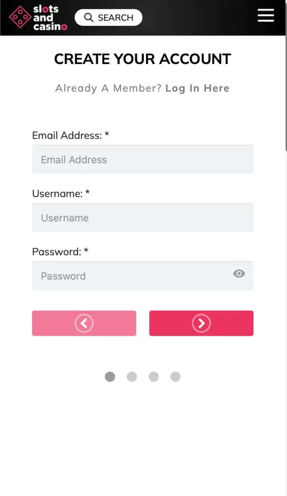 Register and Start Playing