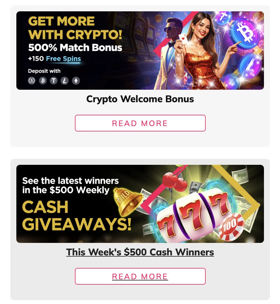 Welcome Bonus Offers